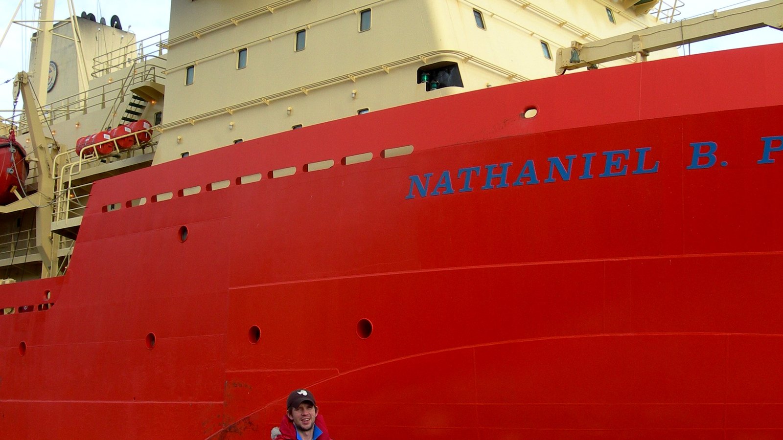 Antarctic research vessel at Palmer Station