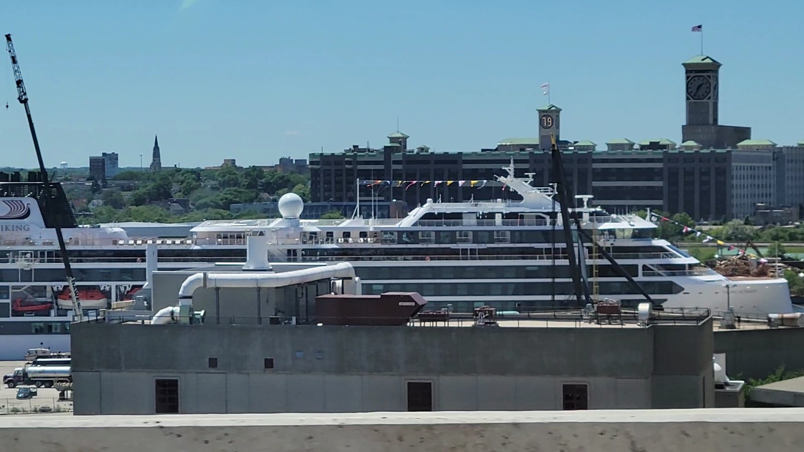 Viking Octantis expedition ship in Milwaukee, June 2022