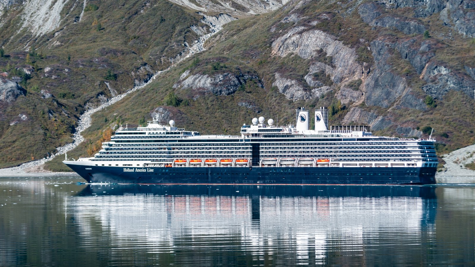 Holland America Line MS Eurodam at Glacier Bay, Alaska