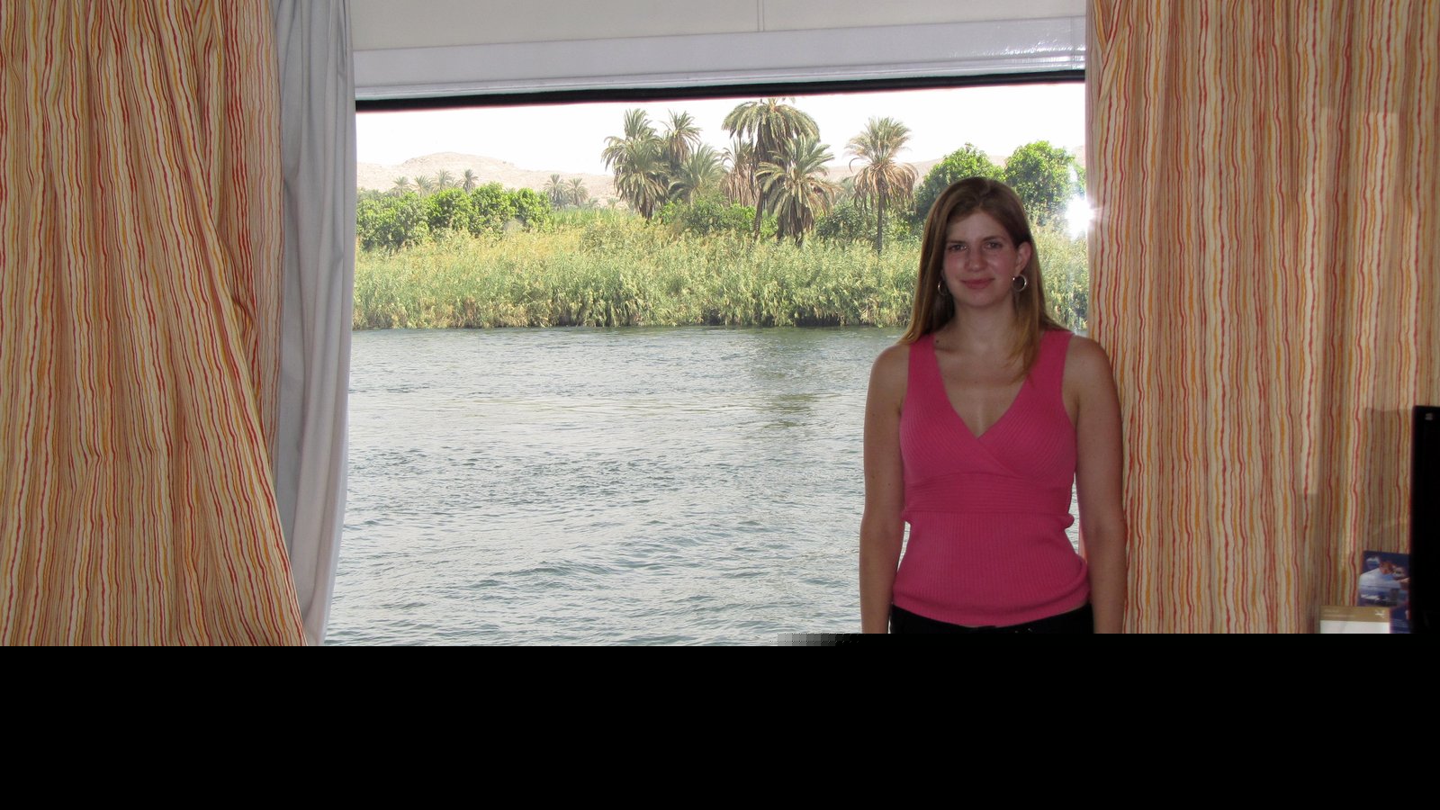 Cabin view on a Movenpick Radamis cruise ship