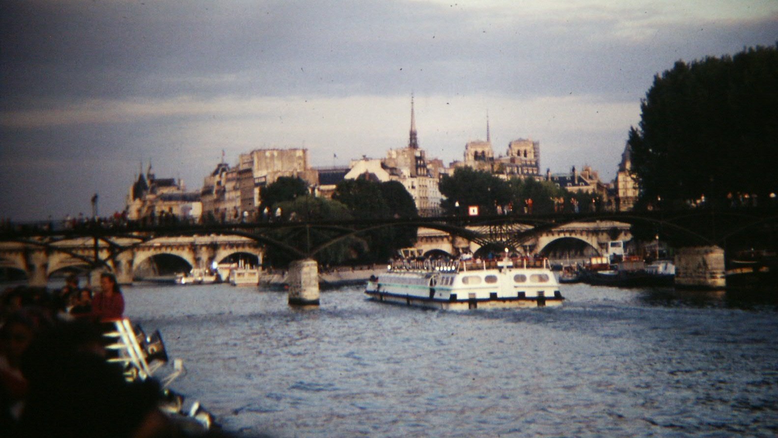 Paris Seine river cruise boat