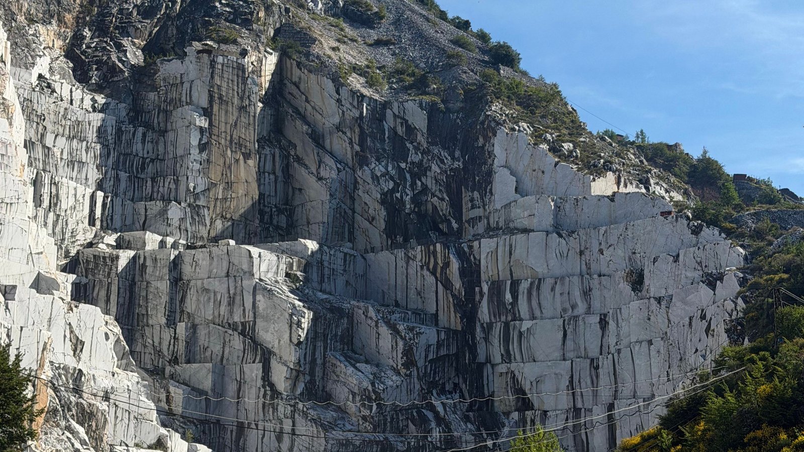 Carrara marble quarries