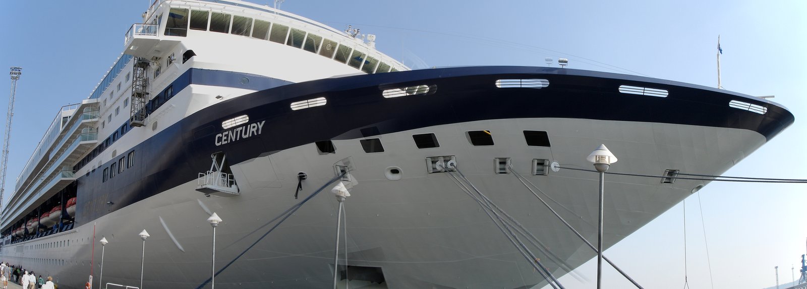 Celebrity Cruise Ship Century in port