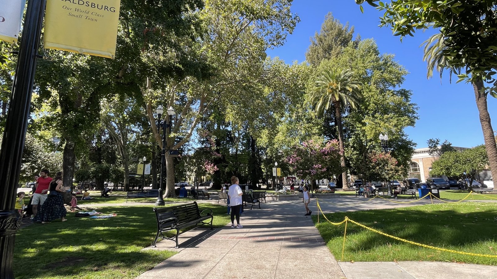 Healdsburg Plaza in Sonoma County
