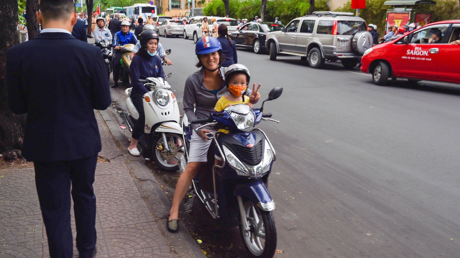Street scene from central Ho Chi Minh City